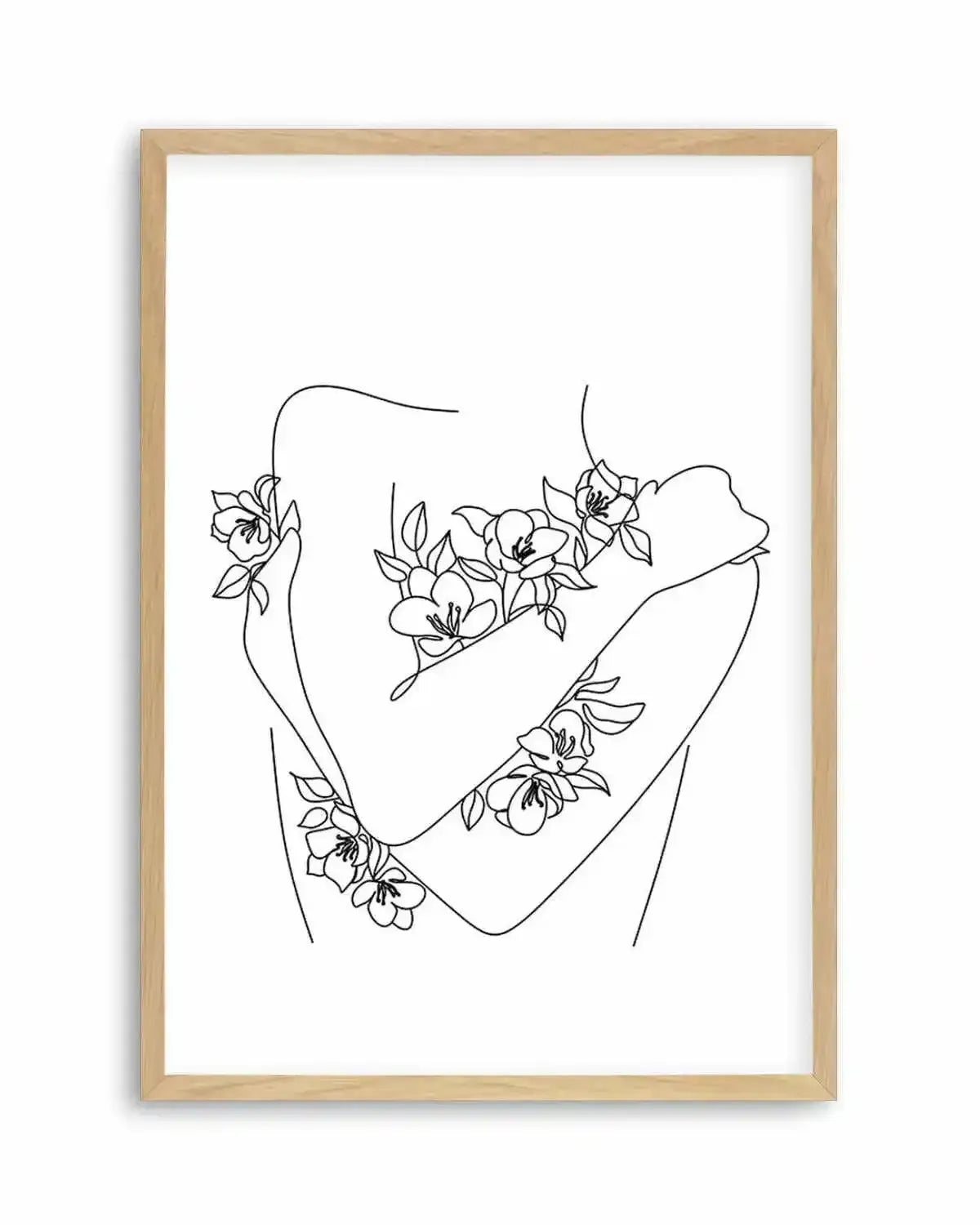 Flower Girl Art Print from Olive et Oriel where you can shop wallpaper and artworks online