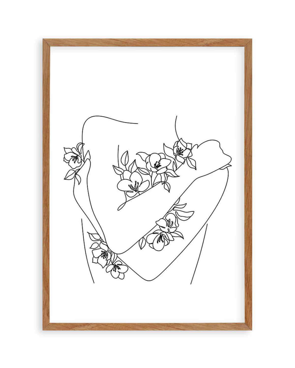 Flower Girl Art Print