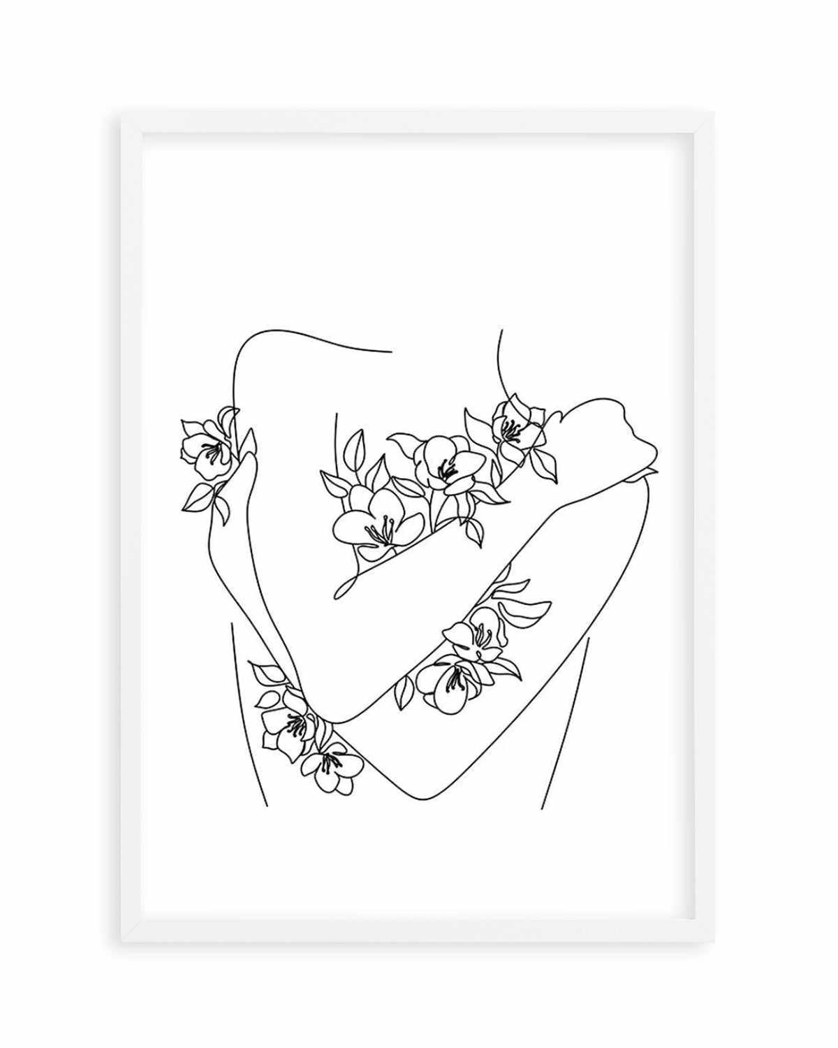 Flower Girl Art Print