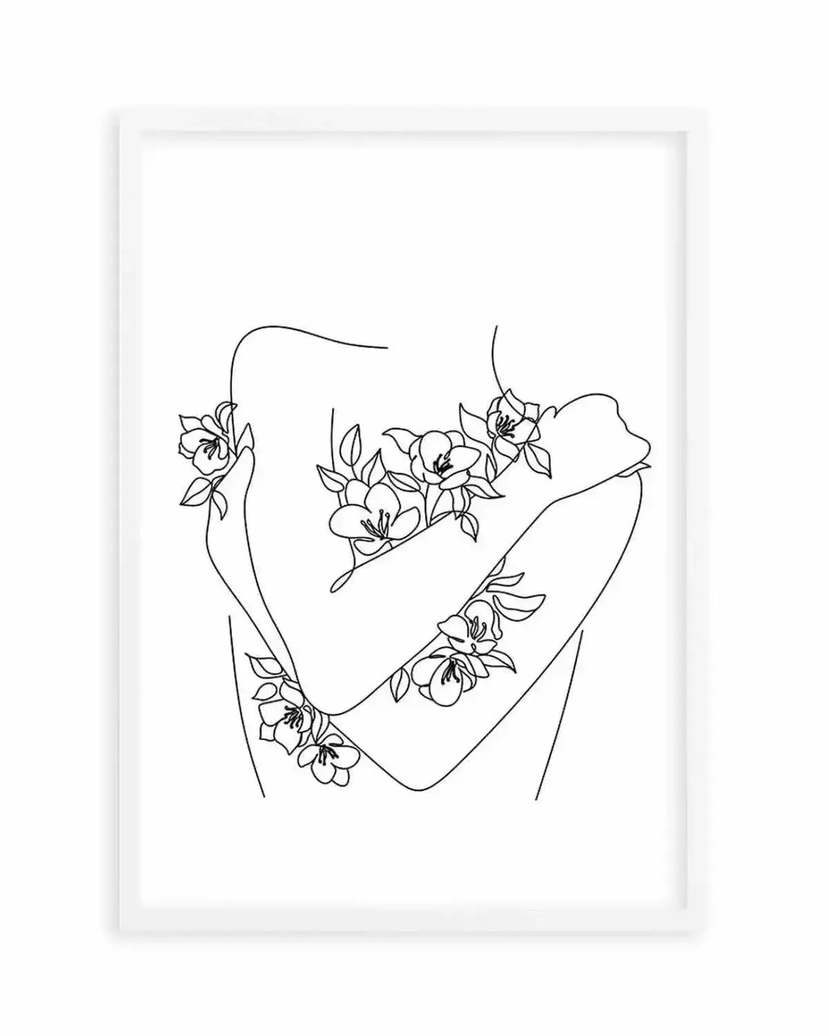 Flower Girl Art Print from Olive et Oriel where you can shop wallpaper and artworks online