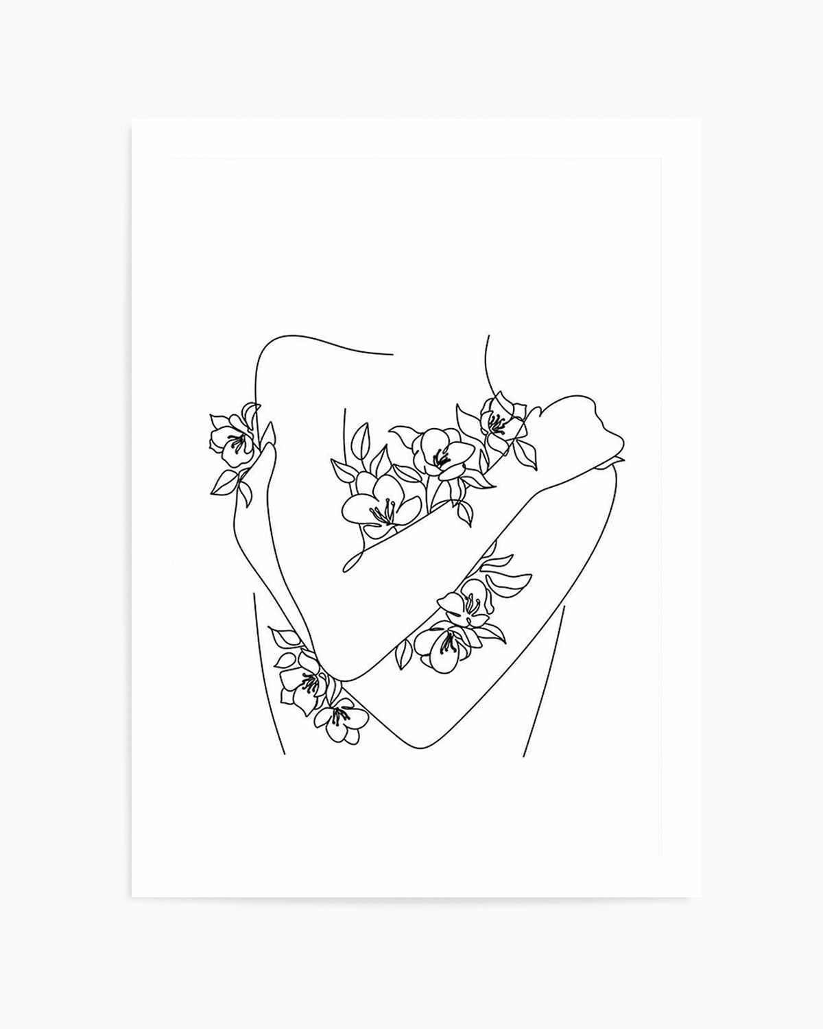 Flower Girl Art Print