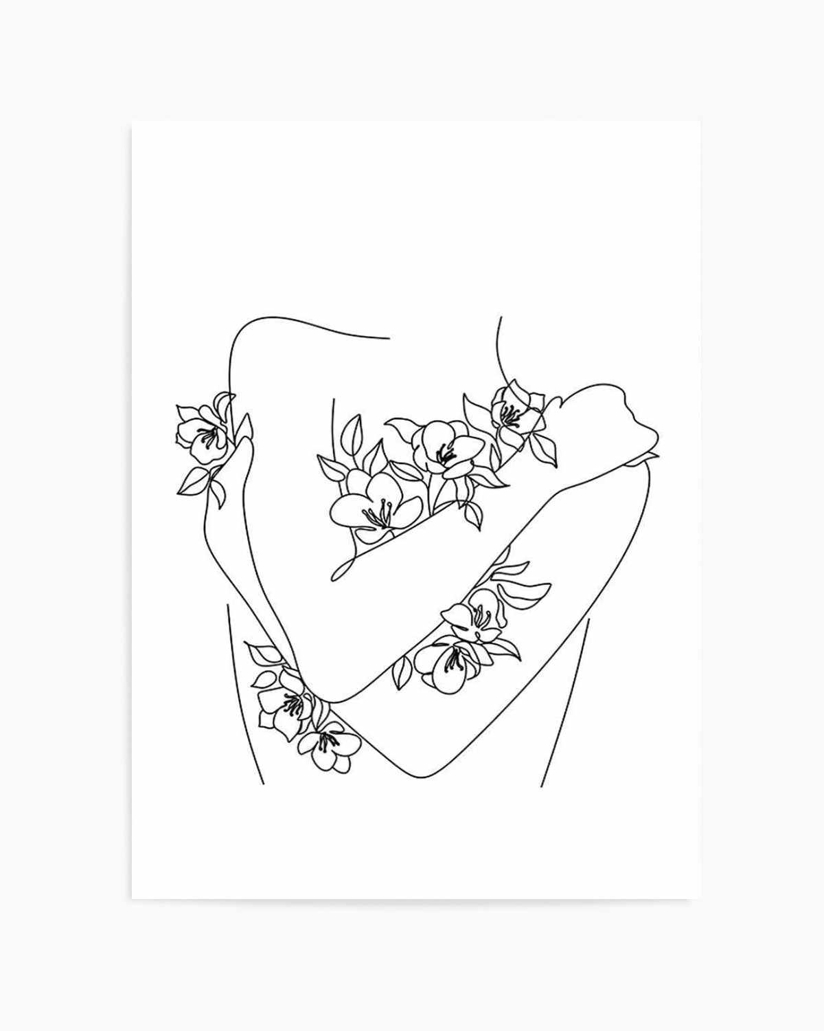 Flower Girl Art Print