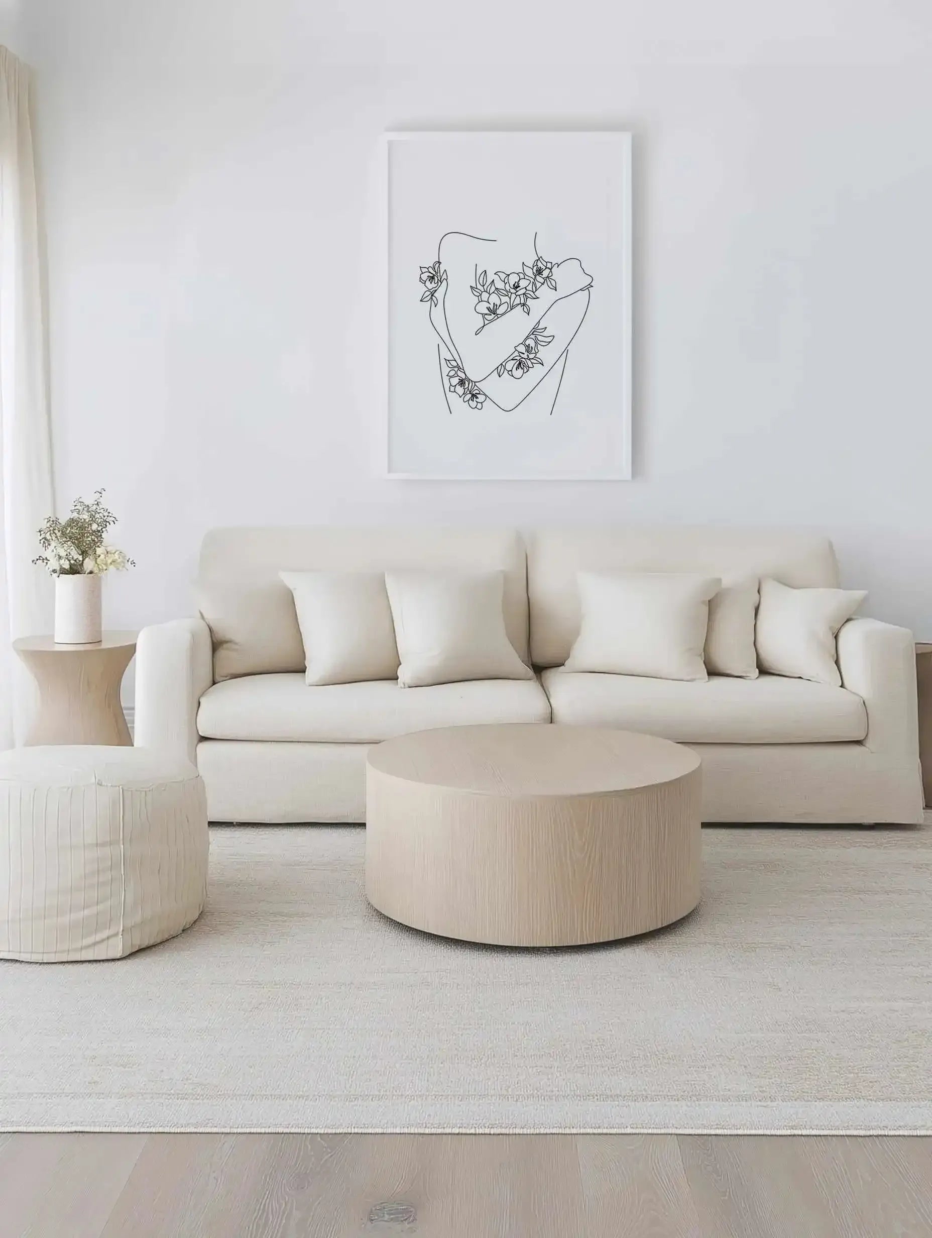 Flower Girl Art Print from Olive et Oriel where you can shop wallpaper and artworks online