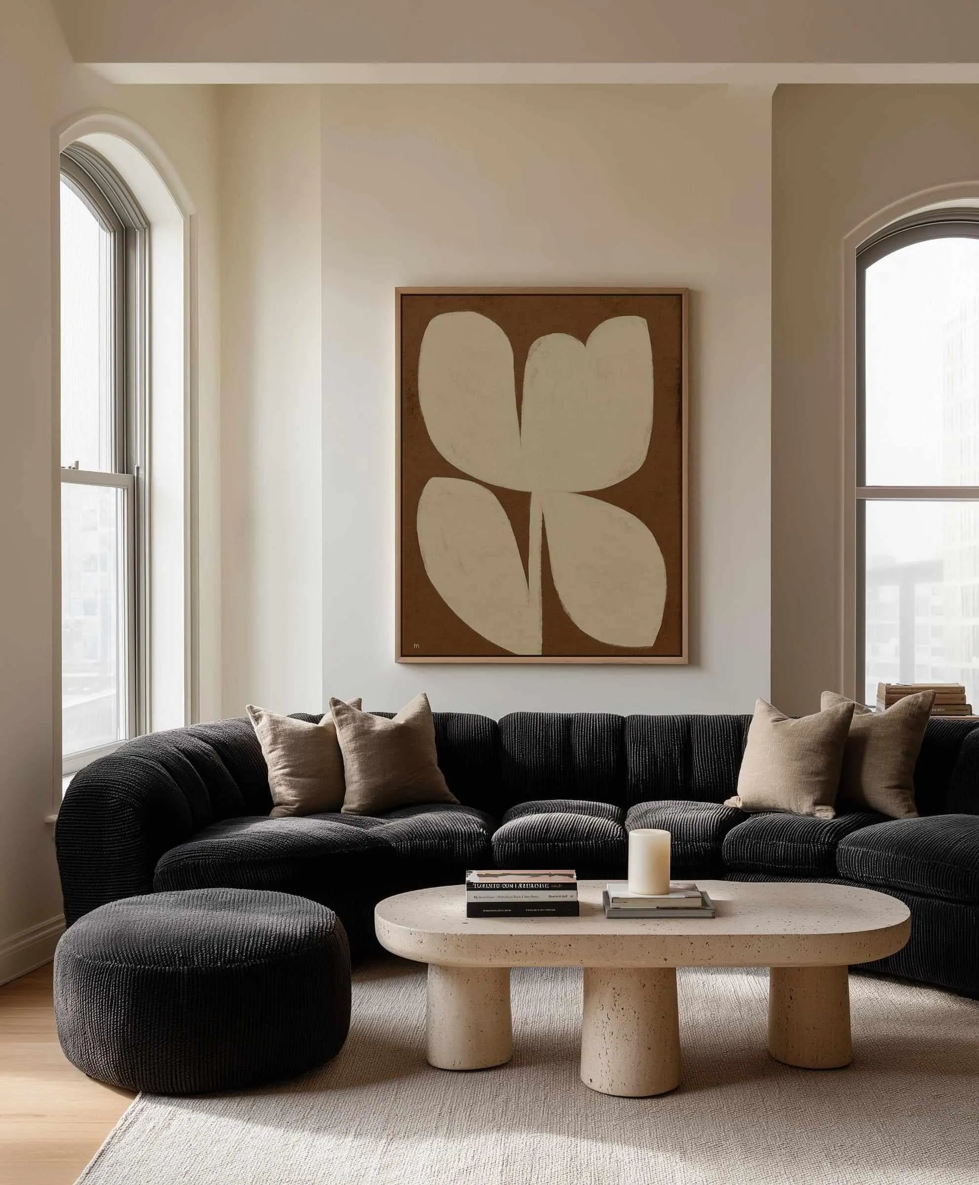 Flower I by Marco Marella | Framed Canvas Art Print from Olive et Oriel where you can shop wallpaper and artworks online