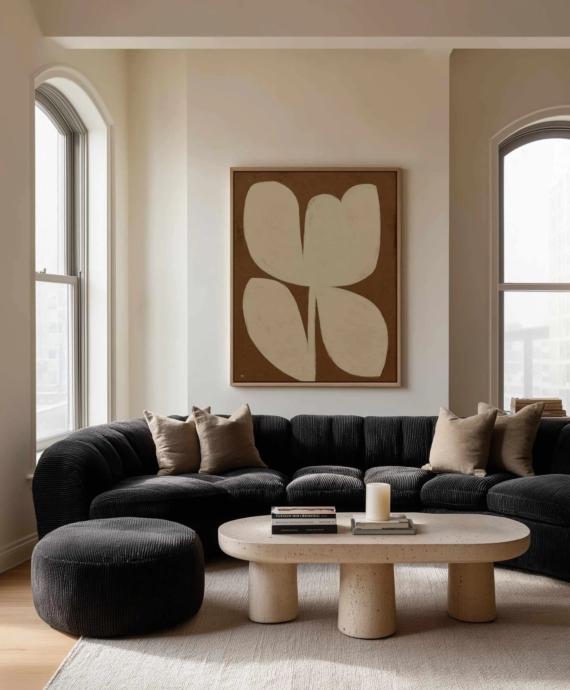 Flower I by Marco Marella | Framed Canvas Art Print from Olive et Oriel where you can shop wallpaper and artworks online