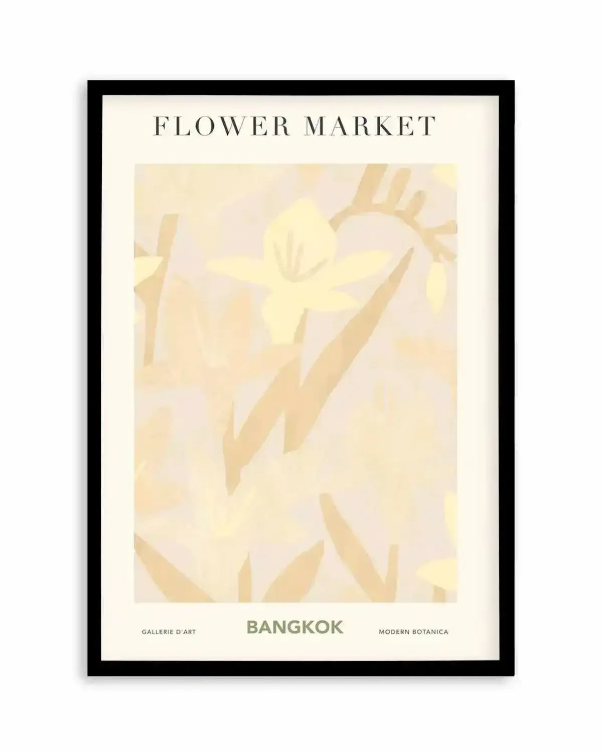 Flower Market Bangkok Art Print from Olive et Oriel where you can shop wallpaper and artworks online