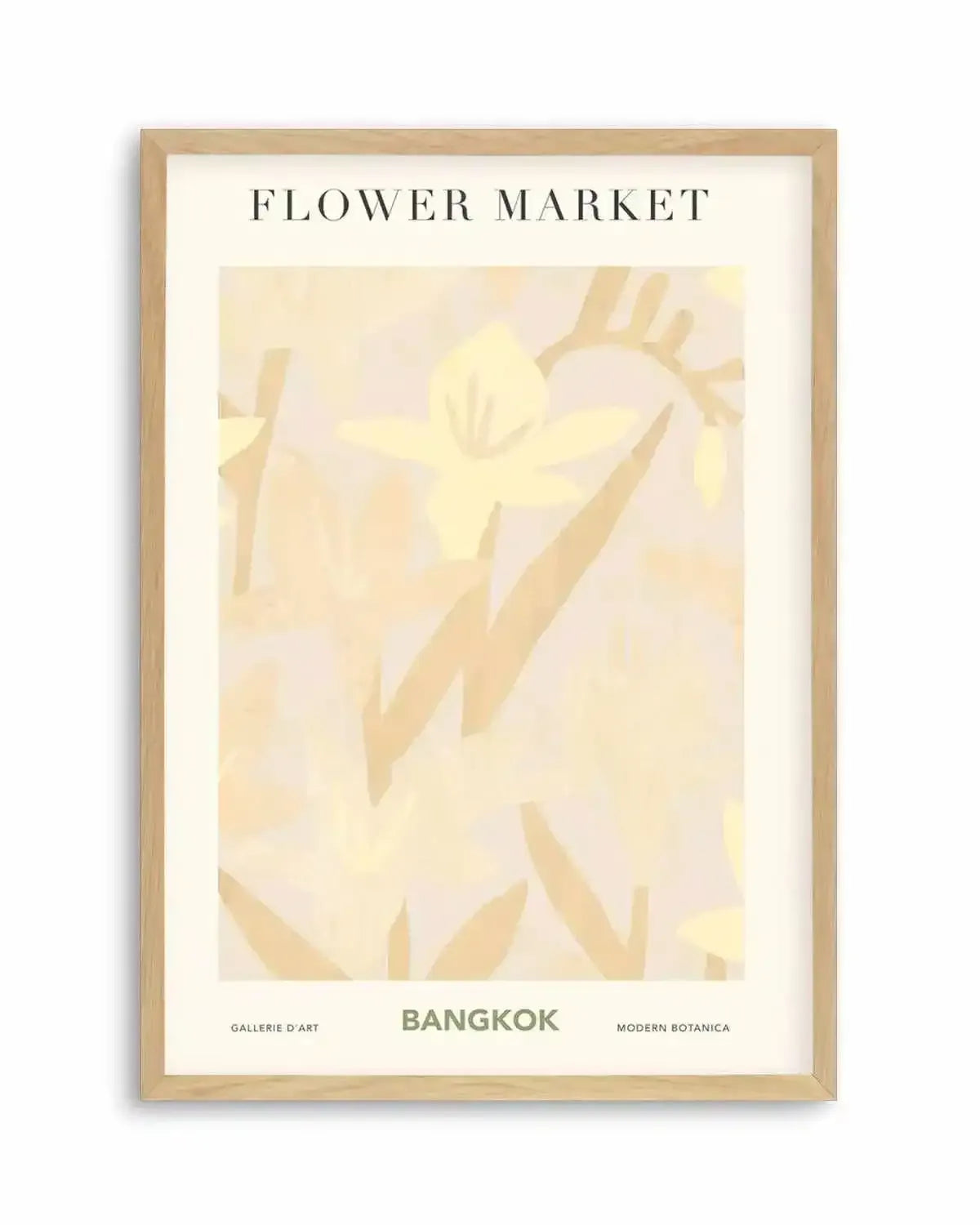 Flower Market Bangkok Art Print from Olive et Oriel where you can shop wallpaper and artworks online