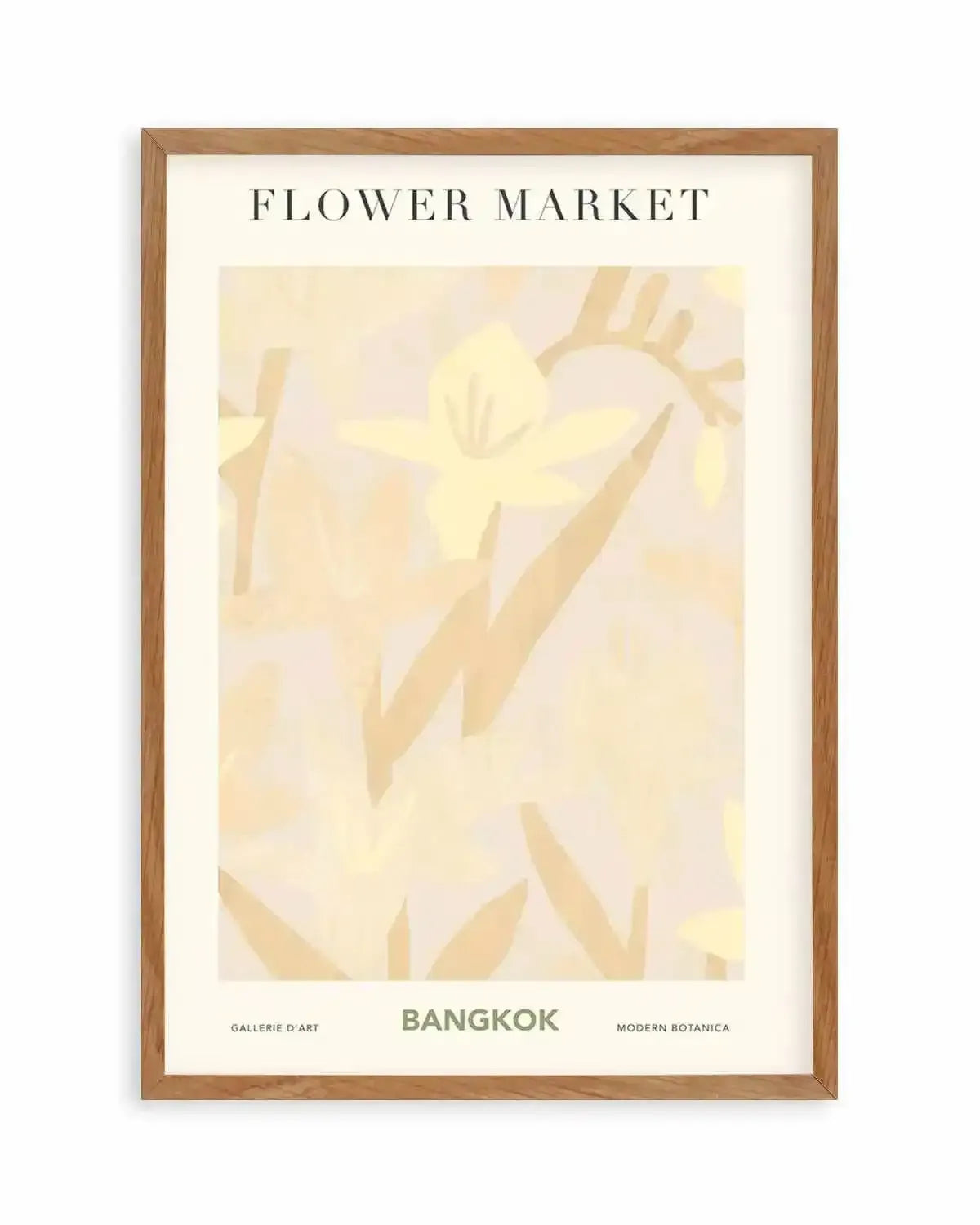 Flower Market Bangkok Art Print from Olive et Oriel where you can shop wallpaper and artworks online
