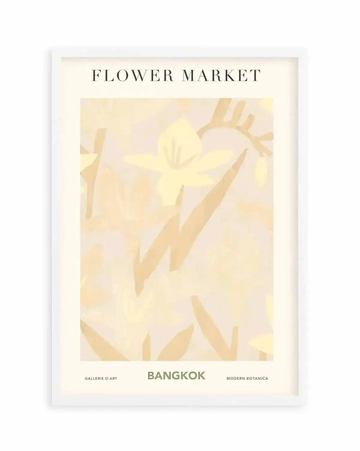 Flower Market Bangkok Art Print from Olive et Oriel where you can shop wallpaper and artworks online