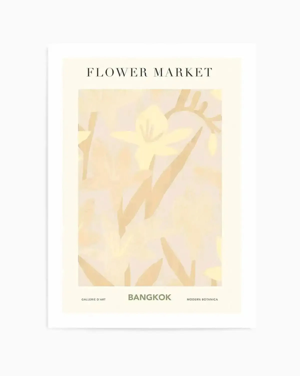 Flower Market Bangkok Art Print from Olive et Oriel where you can shop wallpaper and artworks online