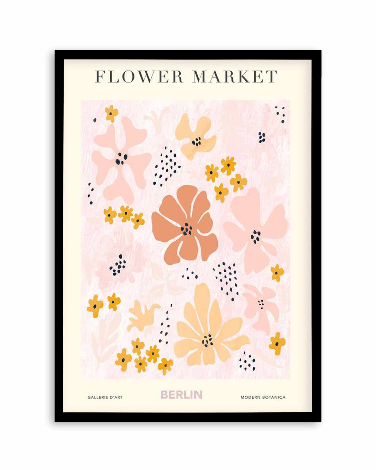 Flower Market Berlin Art Print