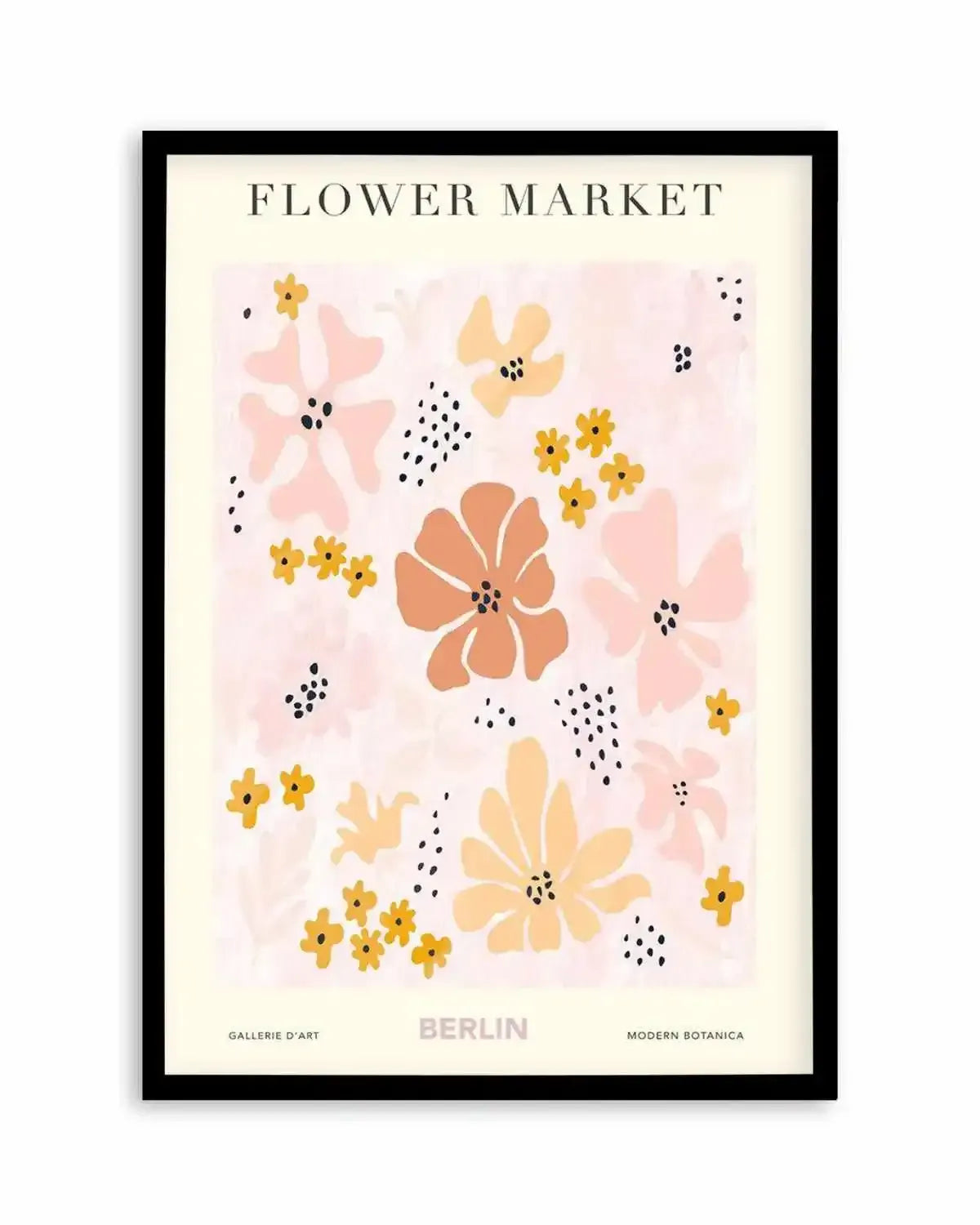 Flower Market Berlin Art Print from Olive et Oriel where you can shop wallpaper and artworks online