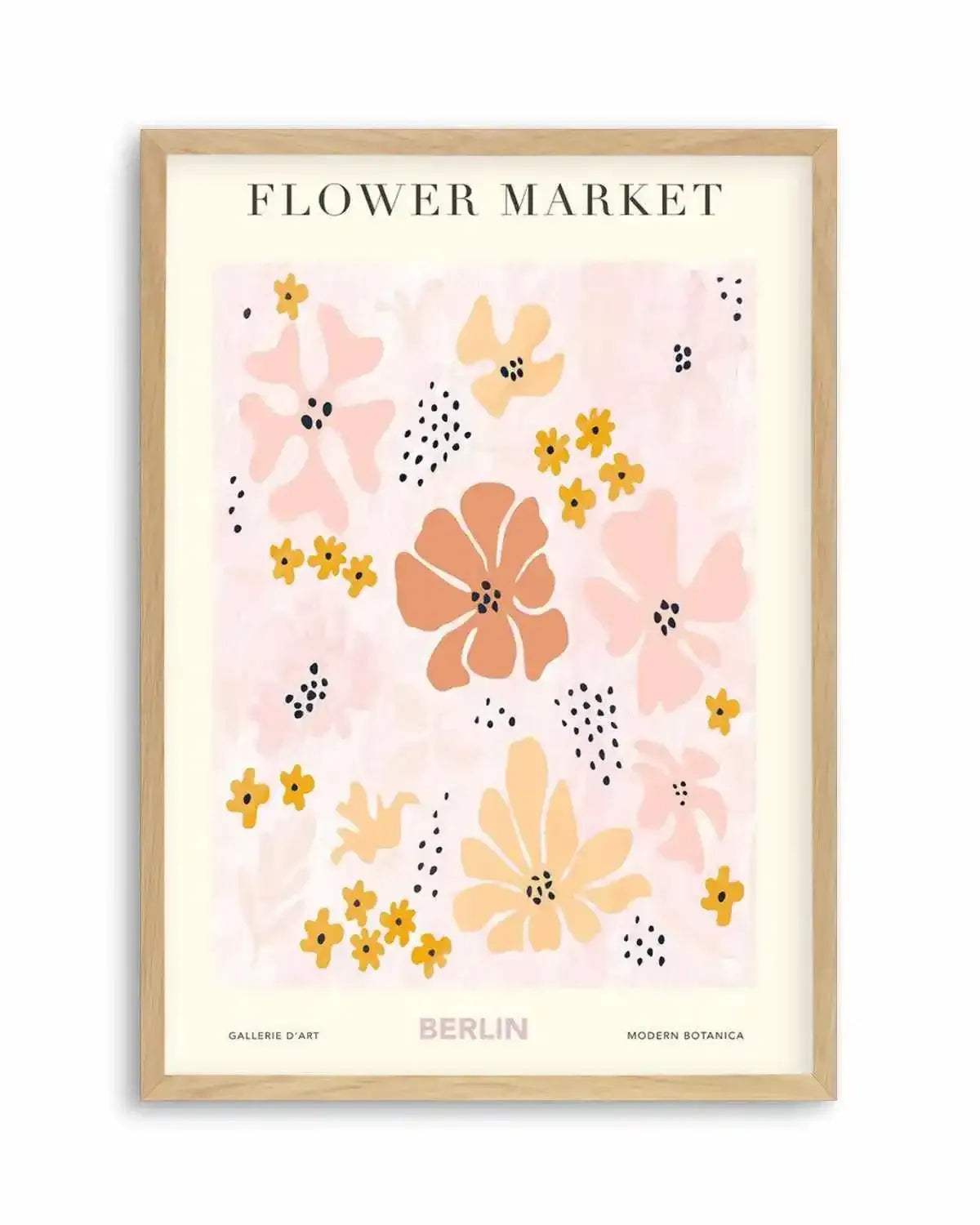 Flower Market Berlin Art Print from Olive et Oriel where you can shop wallpaper and artworks online