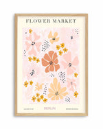 Flower Market Berlin Art Print