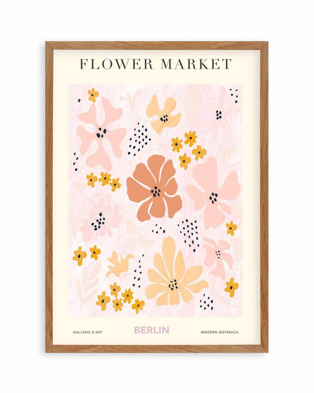 Flower Market Berlin Art Print