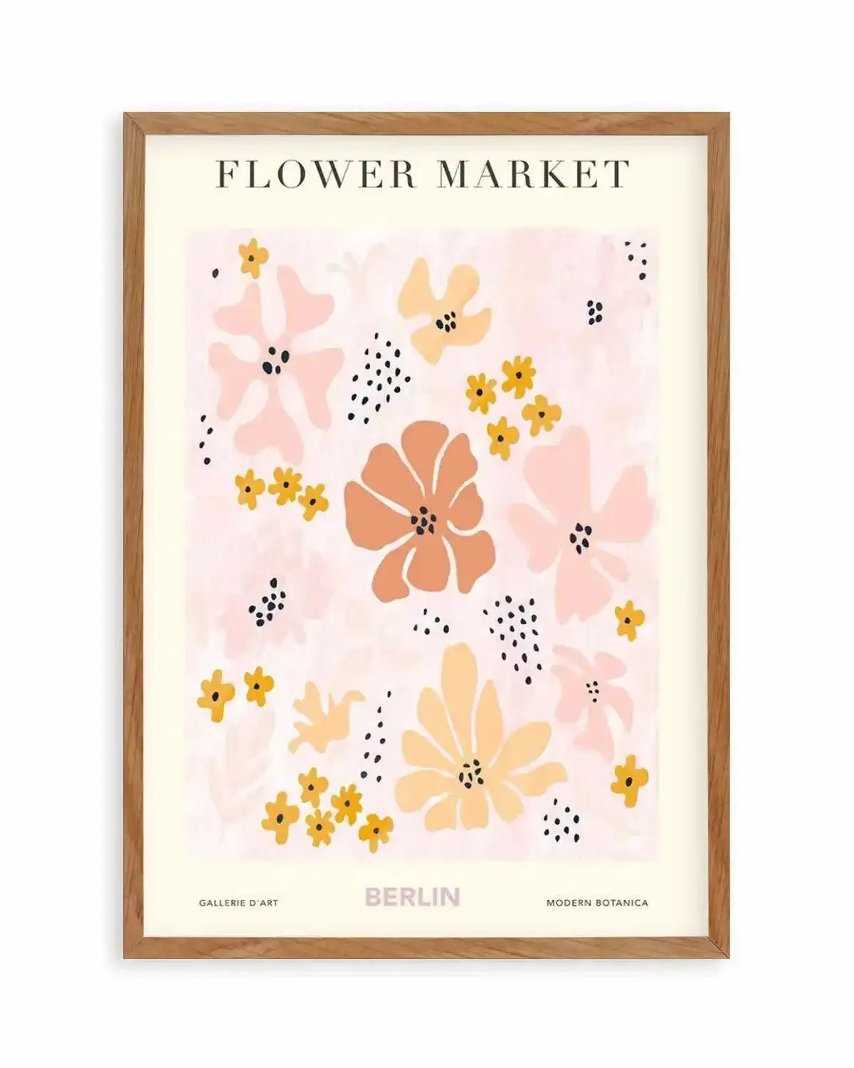 Flower Market Berlin Art Print from Olive et Oriel where you can shop wallpaper and artworks online
