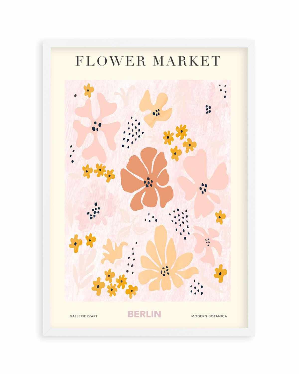 Flower Market Berlin Art Print