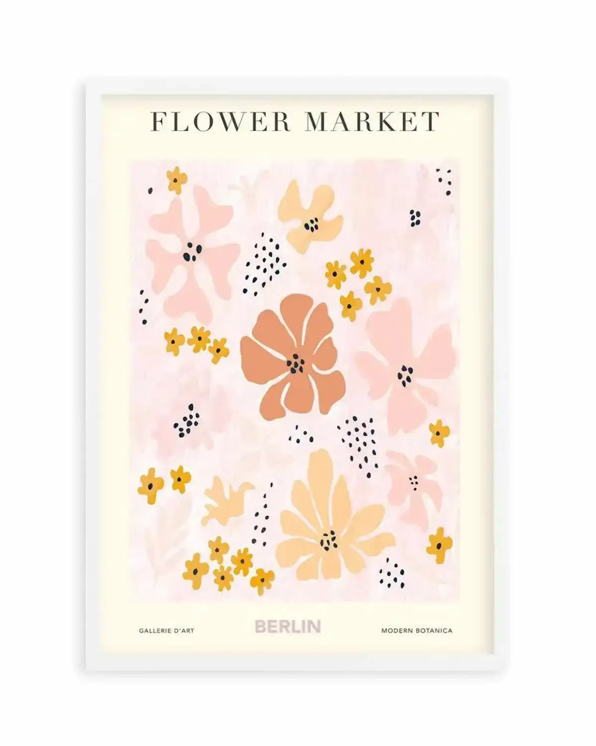 Flower Market Berlin Art Print from Olive et Oriel where you can shop wallpaper and artworks online