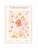 Flower Market Berlin Art Print