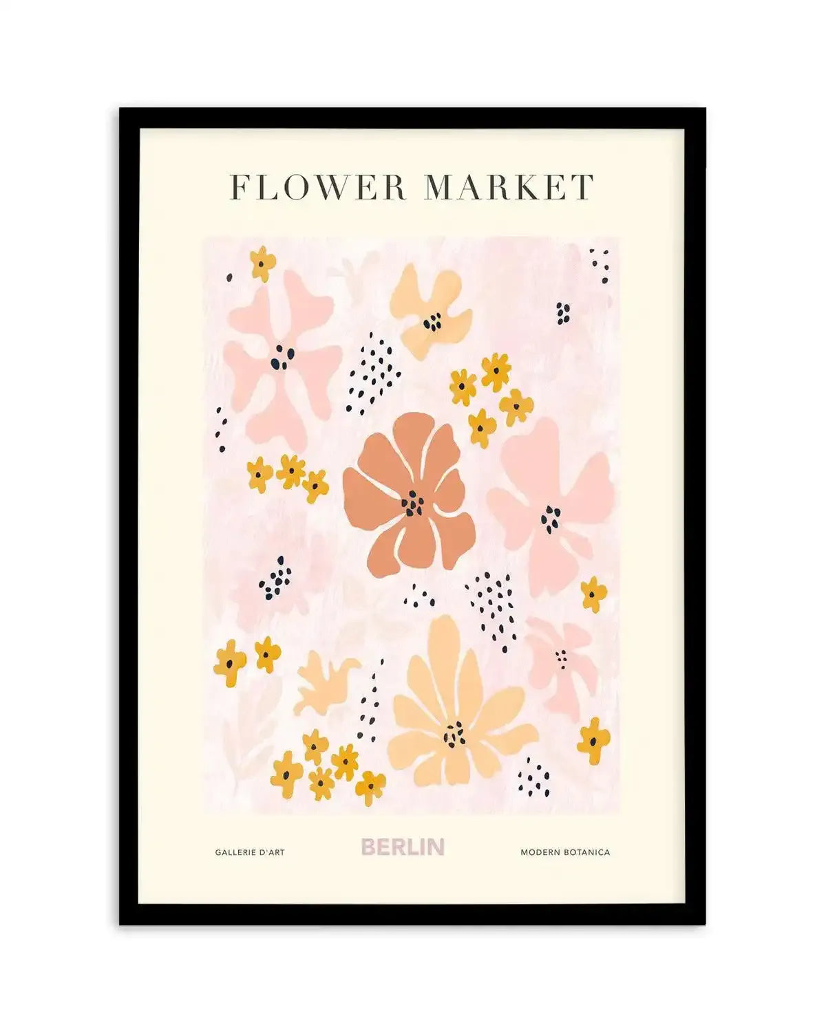 Flower Market Berlin Art Print-PRINT-Olive et Oriel-Olive et Oriel-A5 | 5.8" x 8.3" | 14.8 x 21cm-Black-With White Border-Buy-Australian-Art-Prints-Online-with-Olive-et-Oriel-Your-Artwork-Specialists-Austrailia-Decorate-With-Coastal-Photo-Wall-Art-Prints-From-Our-Beach-House-Artwork-Collection-Fine-Poster-and-Framed-Artwork