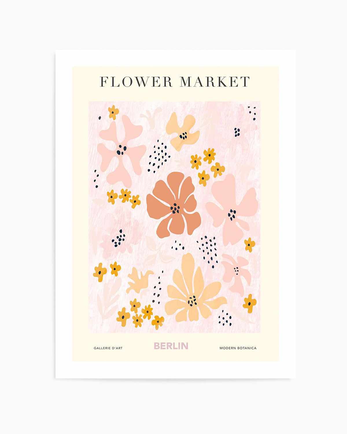 Flower Market Berlin Art Print