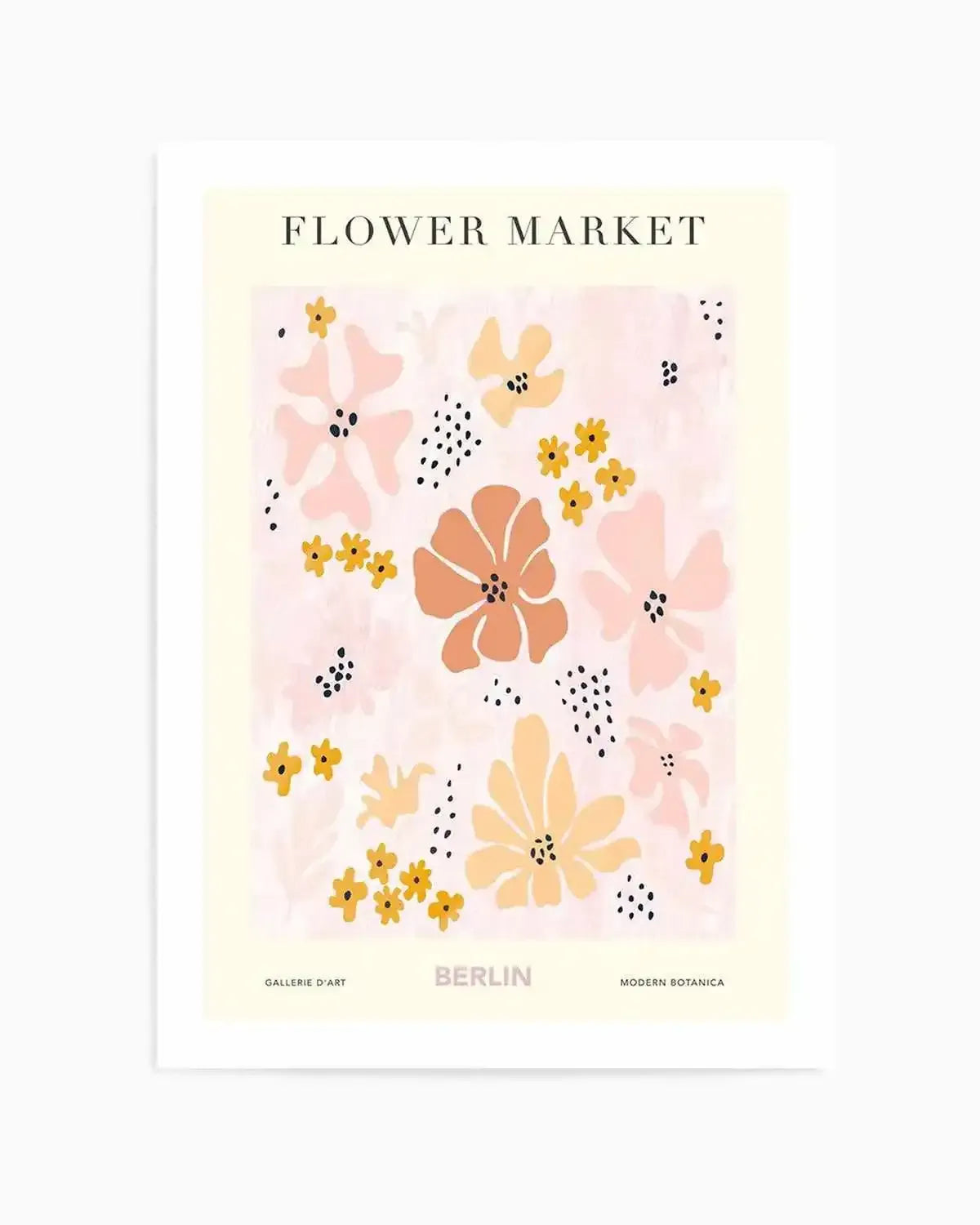 Flower Market Berlin Art Print from Olive et Oriel where you can shop wallpaper and artworks online