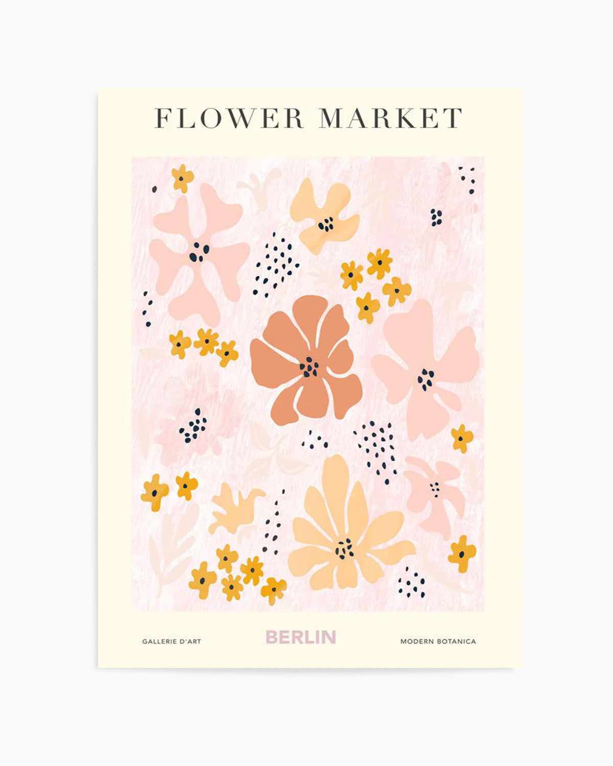 Flower Market Berlin Art Print