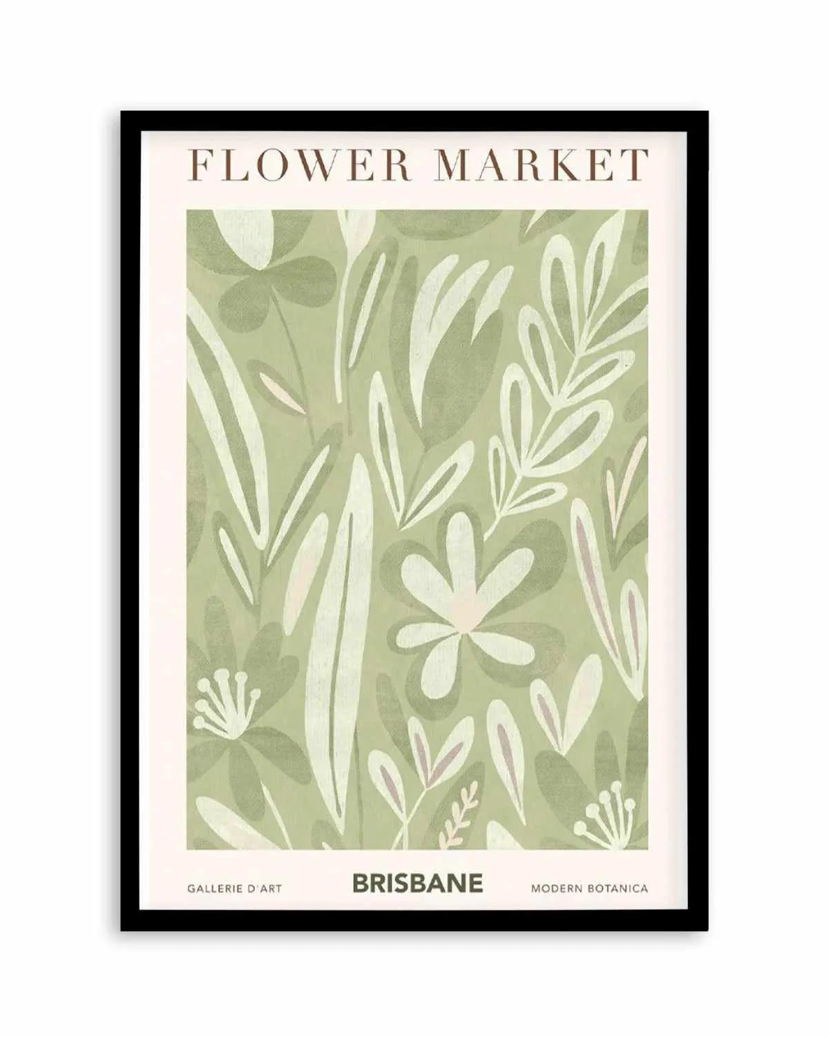 Flower Market Brisbane Art Print from Olive et Oriel where you can shop wallpaper and artworks online