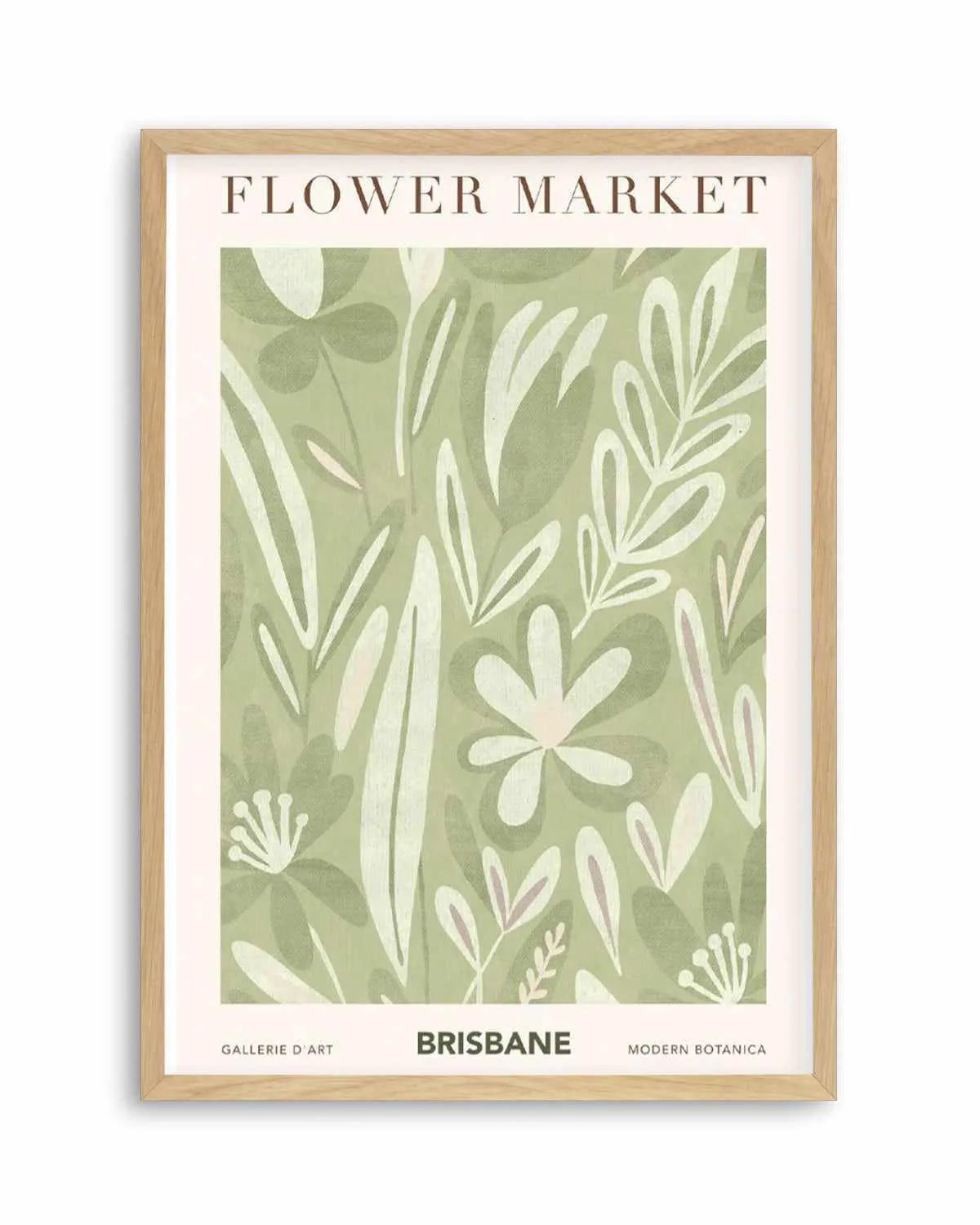 Flower Market Brisbane Art Print from Olive et Oriel where you can shop wallpaper and artworks online