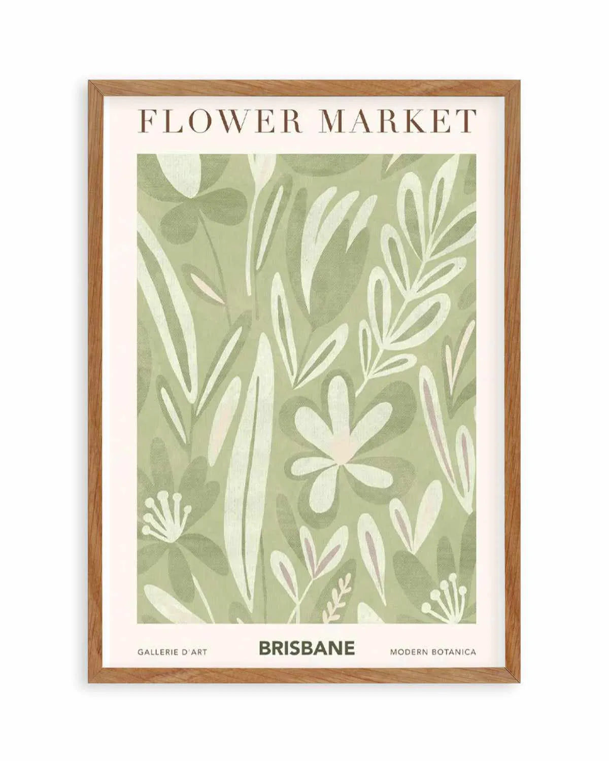 Flower Market Brisbane Art Print from Olive et Oriel where you can shop wallpaper and artworks online