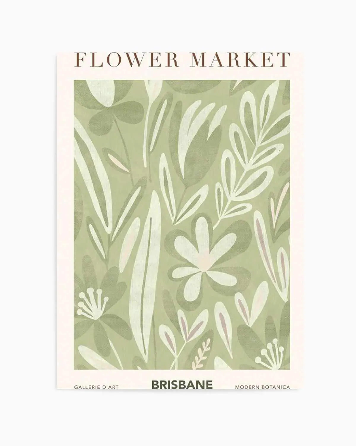 Flower Market Brisbane Art Print from Olive et Oriel where you can shop wallpaper and artworks online