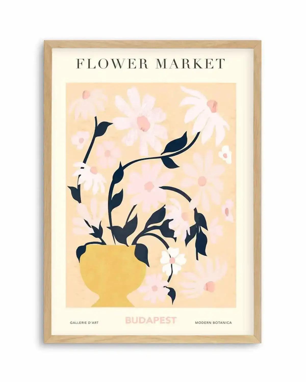 Flower Market Budapest Art Print from Olive et Oriel where you can shop wallpaper and artworks online
