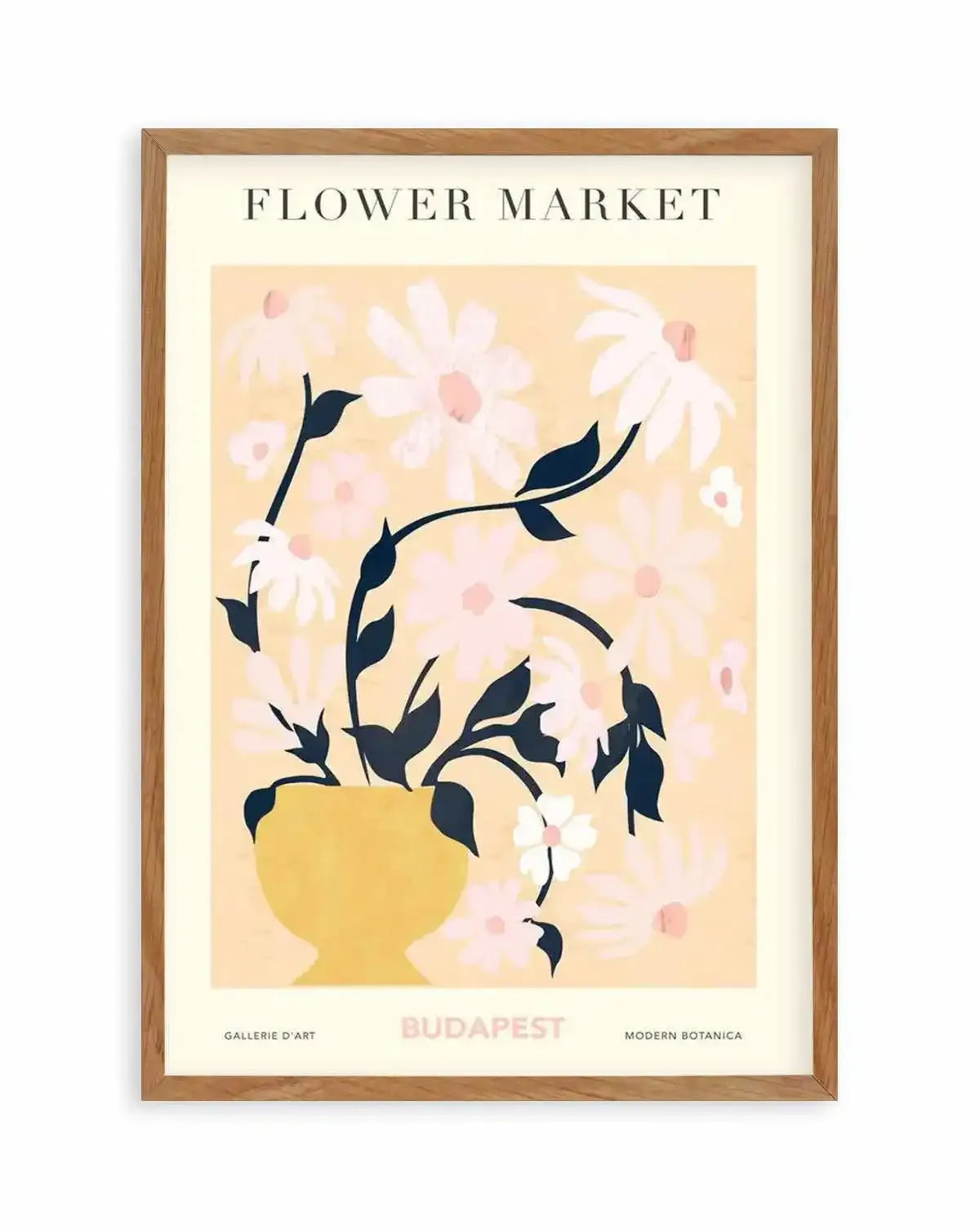 Flower Market Budapest Art Print from Olive et Oriel where you can shop wallpaper and artworks online