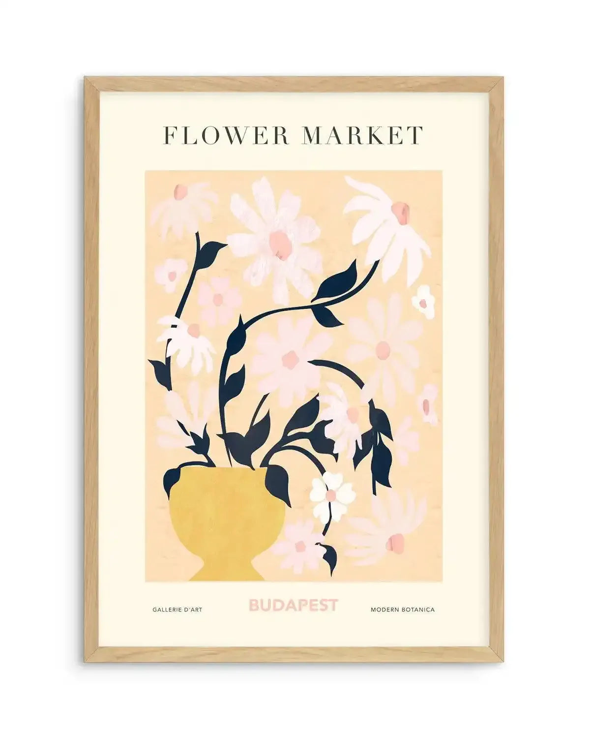 Flower Market Budapest Art Print-PRINT-Olive et Oriel-Olive et Oriel-A5 | 5.8" x 8.3" | 14.8 x 21cm-Oak-With White Border-Buy-Australian-Art-Prints-Online-with-Olive-et-Oriel-Your-Artwork-Specialists-Austrailia-Decorate-With-Coastal-Photo-Wall-Art-Prints-From-Our-Beach-House-Artwork-Collection-Fine-Poster-and-Framed-Artwork