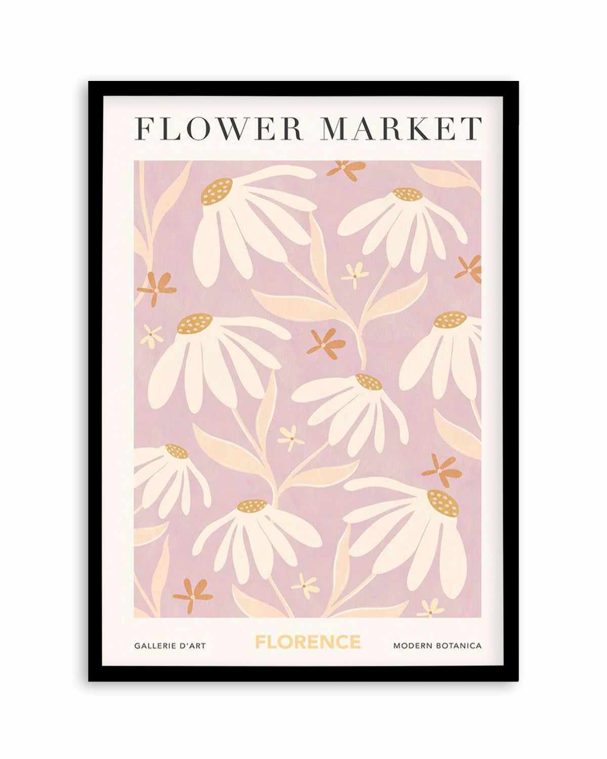 Flower Market Florence Art Print