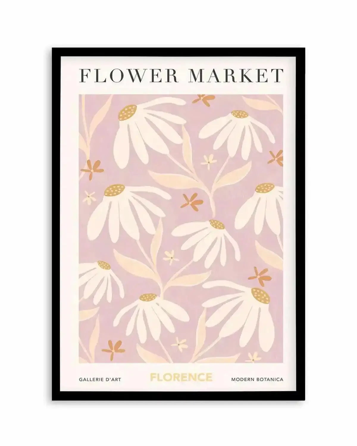 Flower Market Florence Art Print from Olive et Oriel where you can shop wallpaper and artworks online