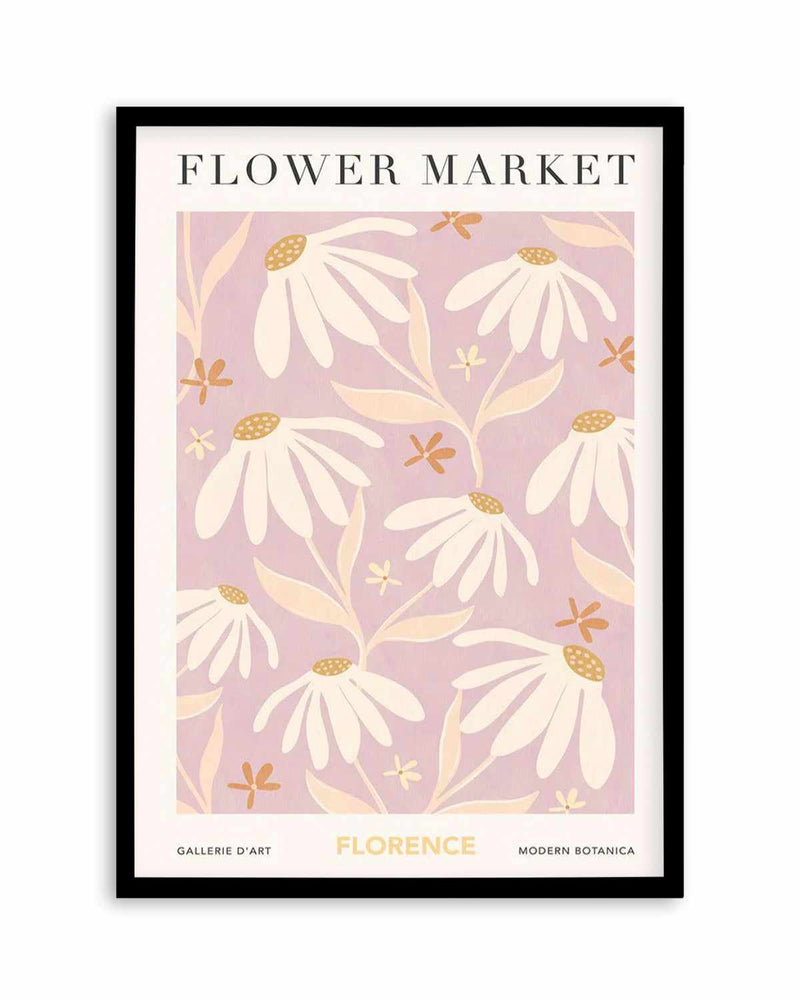 Flower Market Florence Art Print