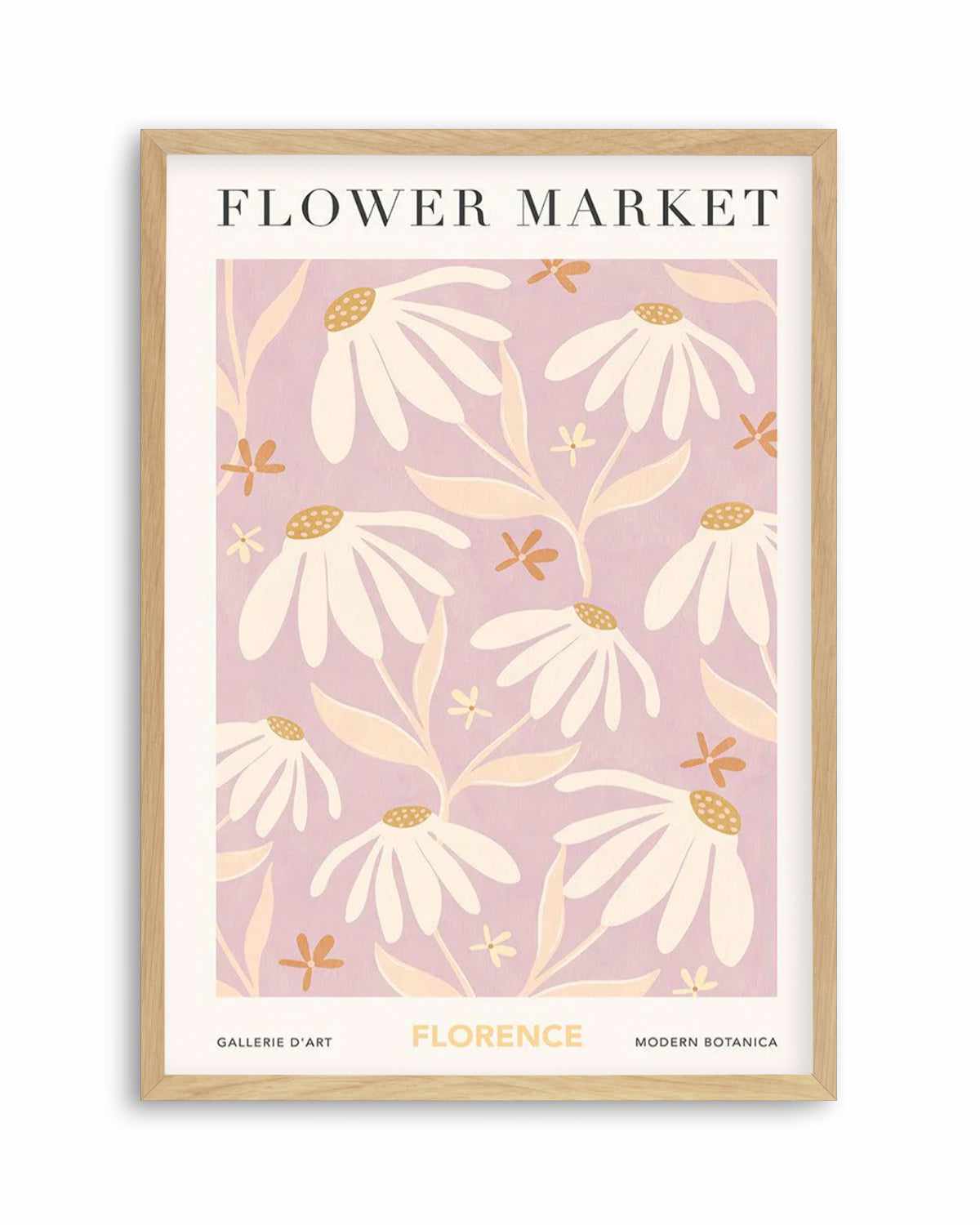 Flower Market Florence Art Print