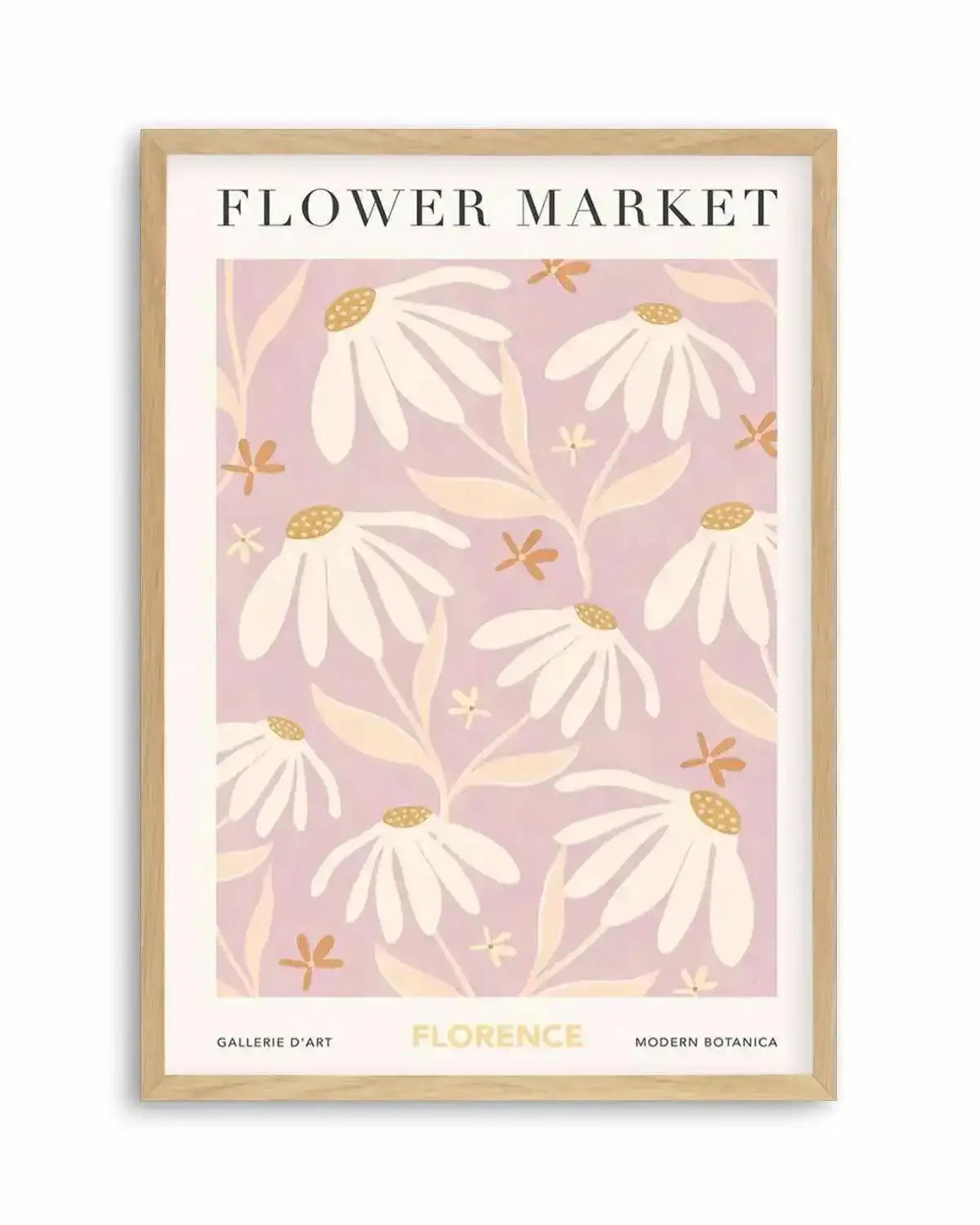 Flower Market Florence Art Print from Olive et Oriel where you can shop wallpaper and artworks online