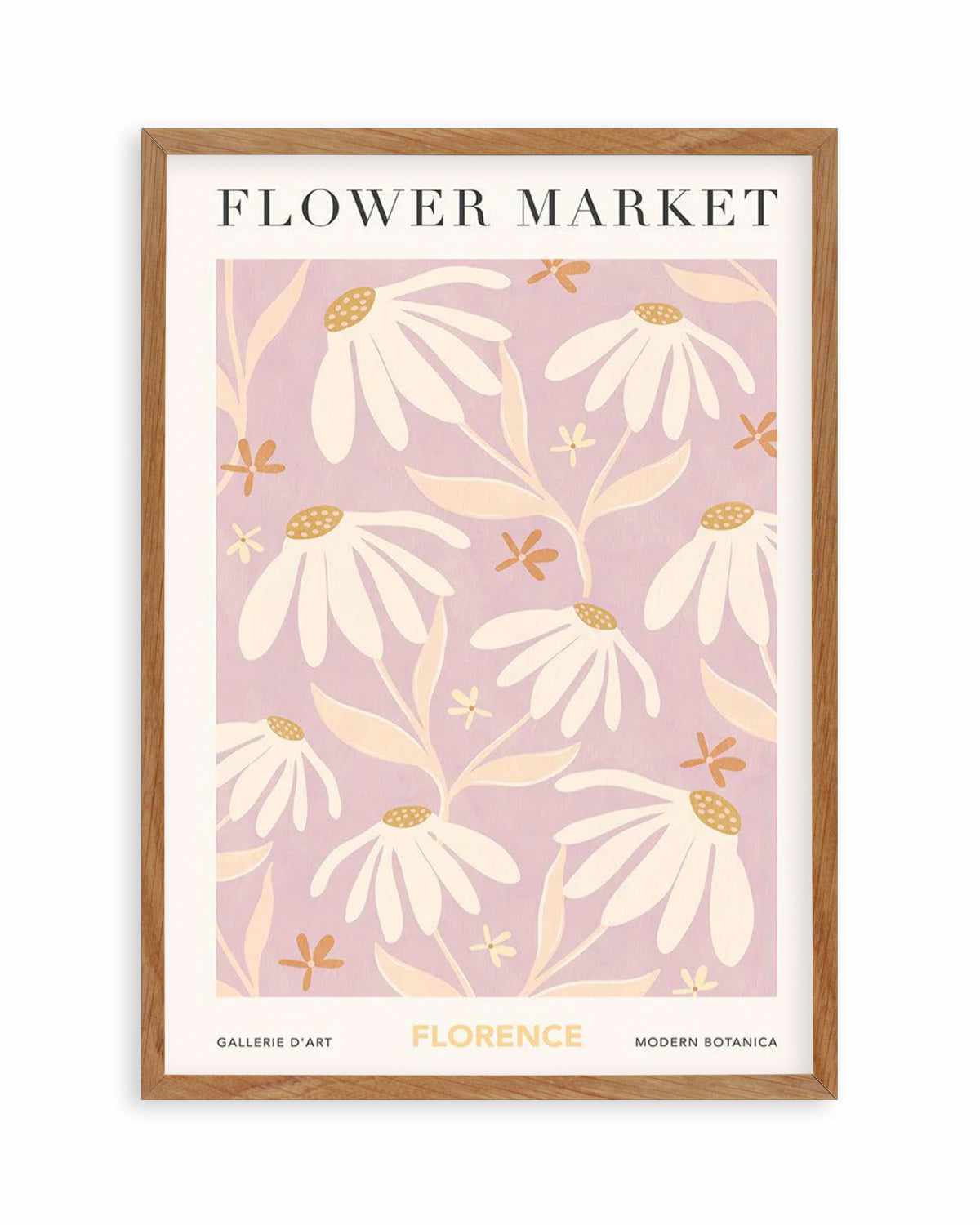 Flower Market Florence Art Print