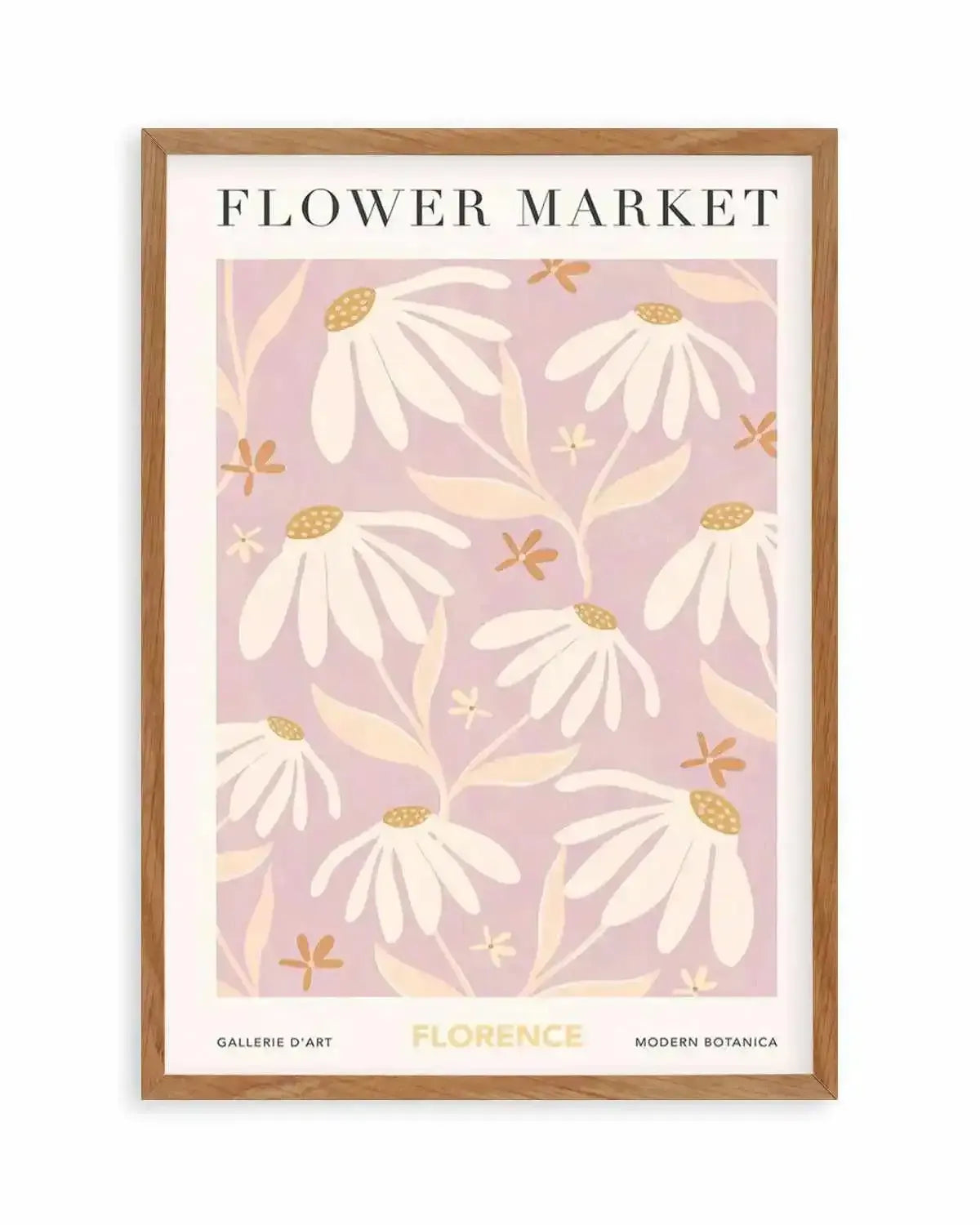 Flower Market Florence Art Print from Olive et Oriel where you can shop wallpaper and artworks online