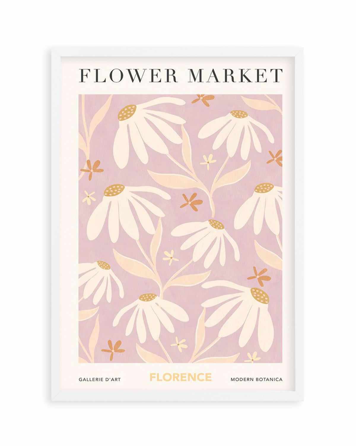 Flower Market Florence Art Print