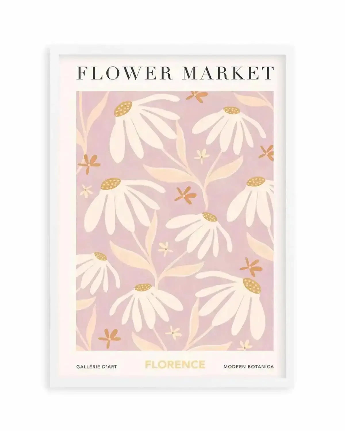 Flower Market Florence Art Print from Olive et Oriel where you can shop wallpaper and artworks online