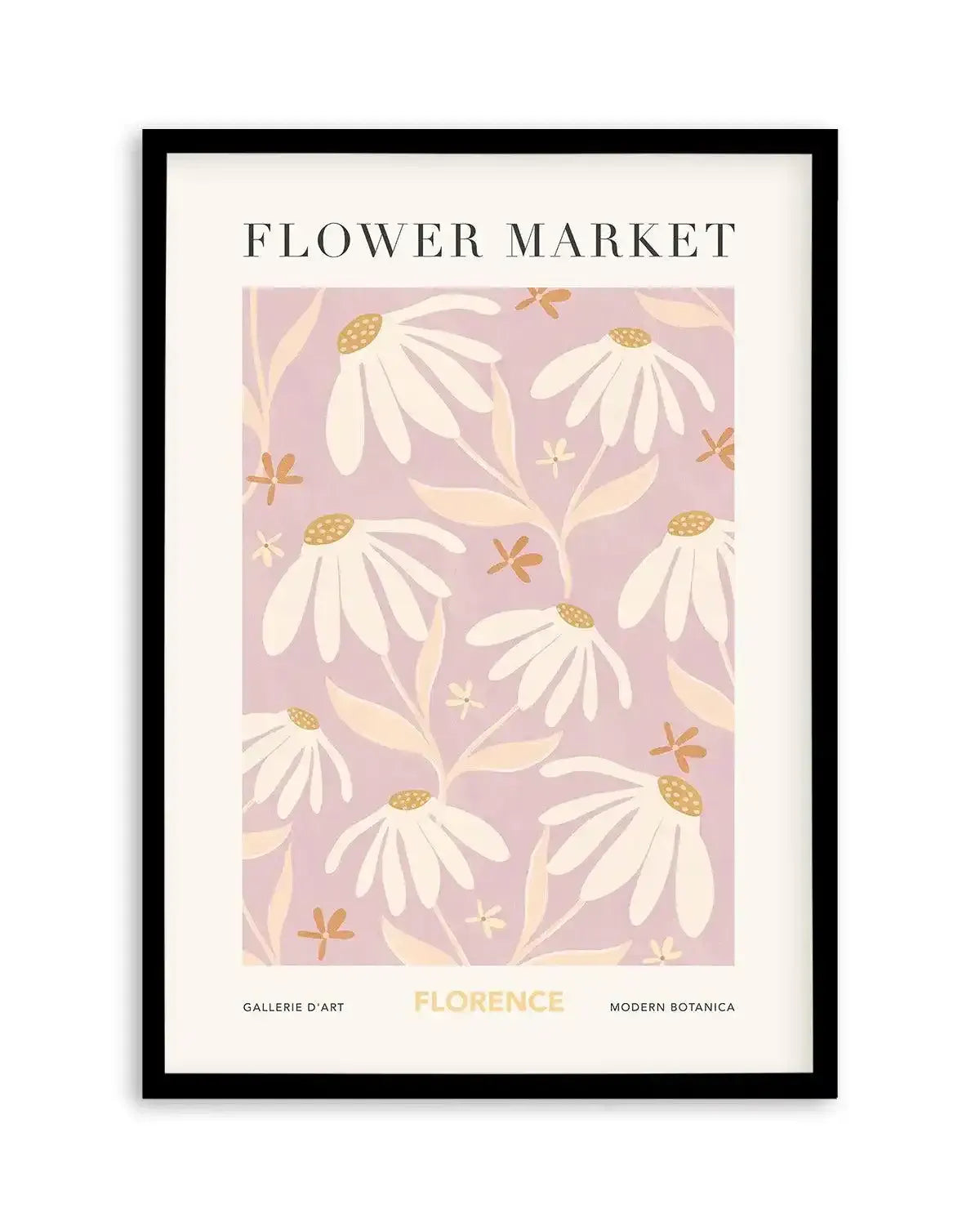 Flower Market Florence Art Print-PRINT-Olive et Oriel-Olive et Oriel-A5 | 5.8" x 8.3" | 14.8 x 21cm-Black-With White Border-Buy-Australian-Art-Prints-Online-with-Olive-et-Oriel-Your-Artwork-Specialists-Austrailia-Decorate-With-Coastal-Photo-Wall-Art-Prints-From-Our-Beach-House-Artwork-Collection-Fine-Poster-and-Framed-Artwork