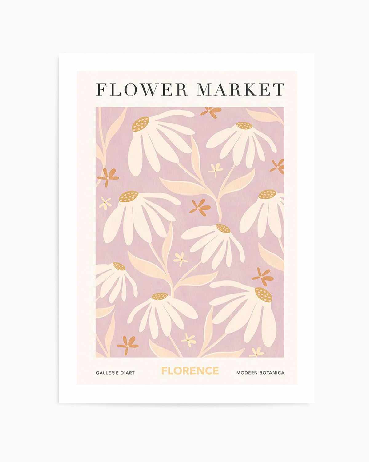 Flower Market Florence Art Print