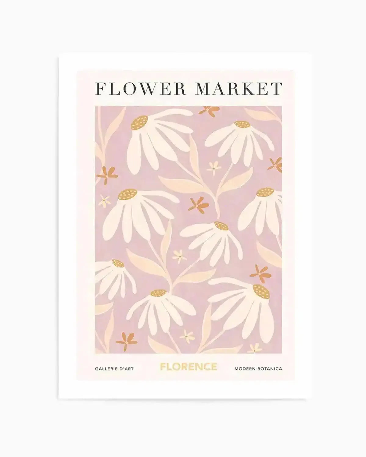 Flower Market Florence Art Print from Olive et Oriel where you can shop wallpaper and artworks online
