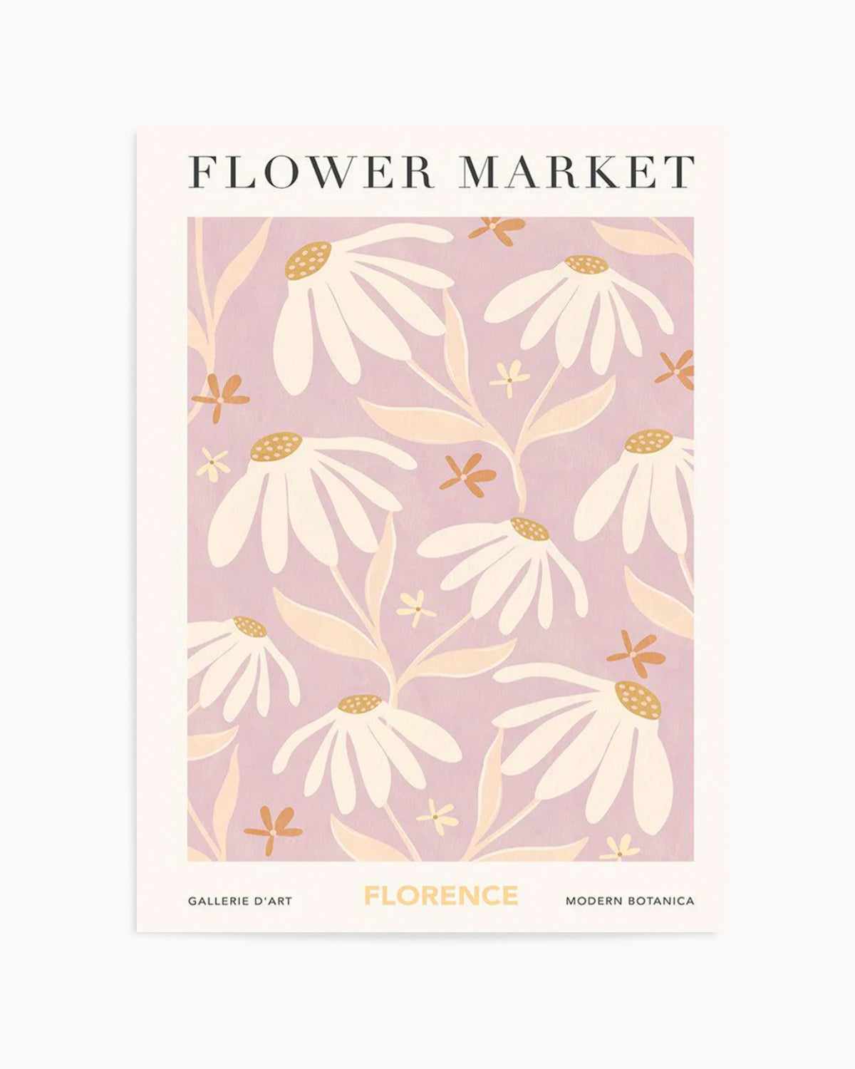 Flower Market Florence Art Print