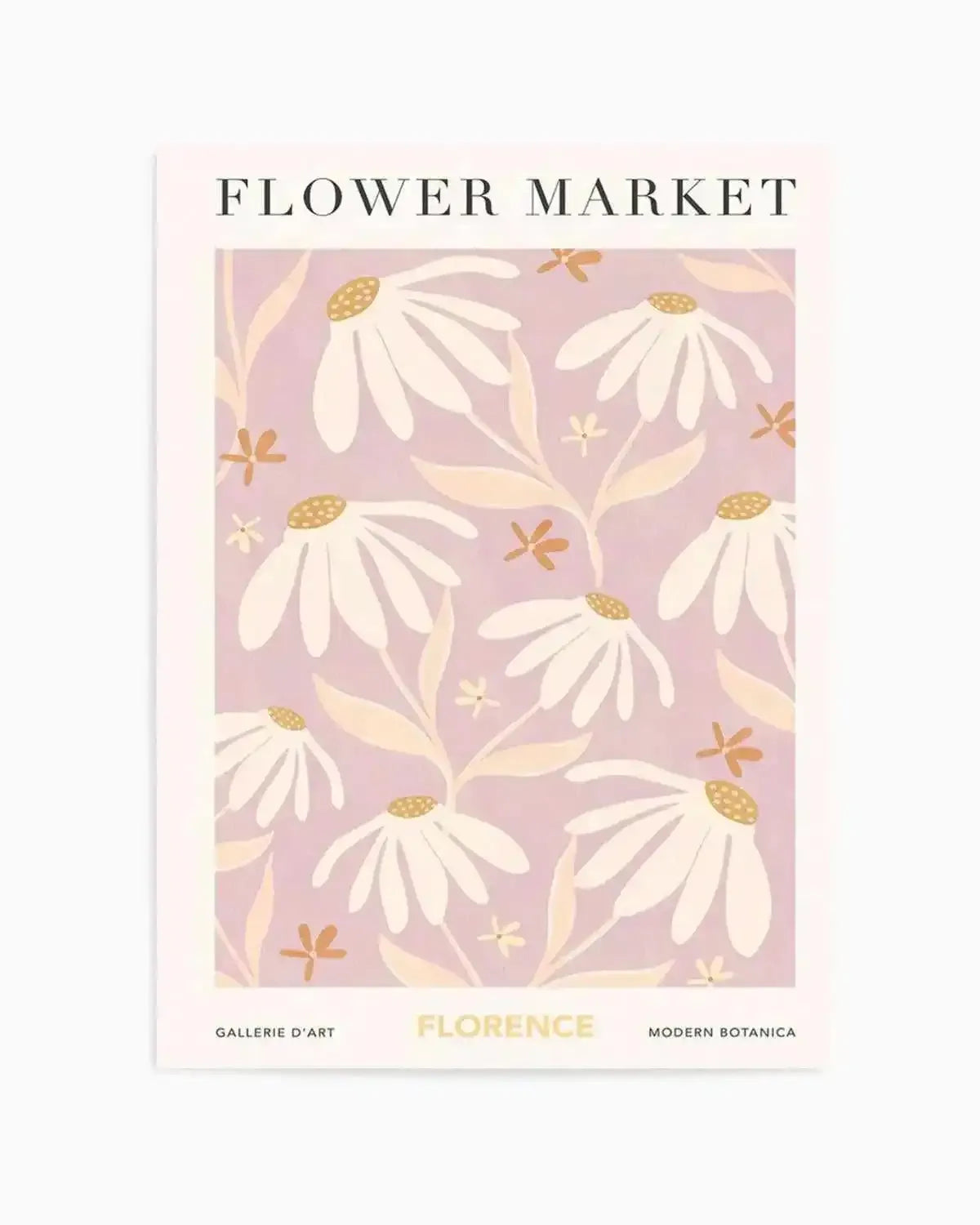 Flower Market Florence Art Print from Olive et Oriel where you can shop wallpaper and artworks online