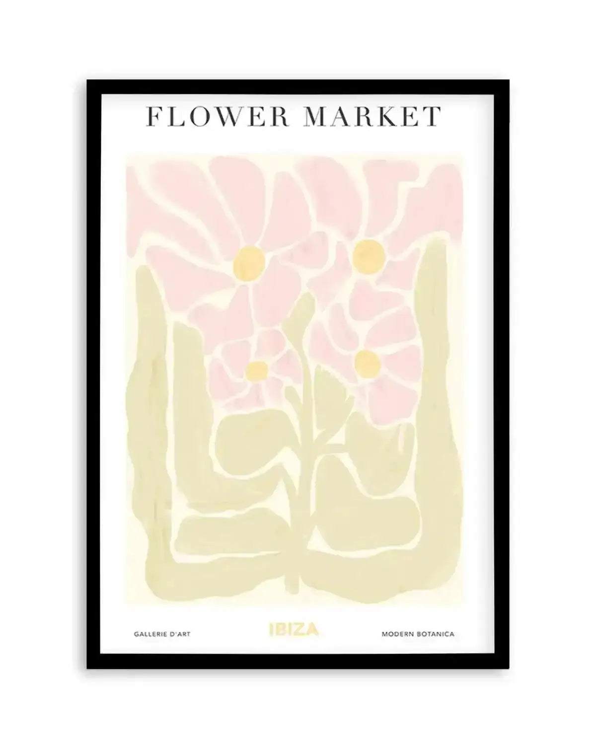 Flower Market Ibiza Art Print from Olive et Oriel where you can shop wallpaper and artworks online