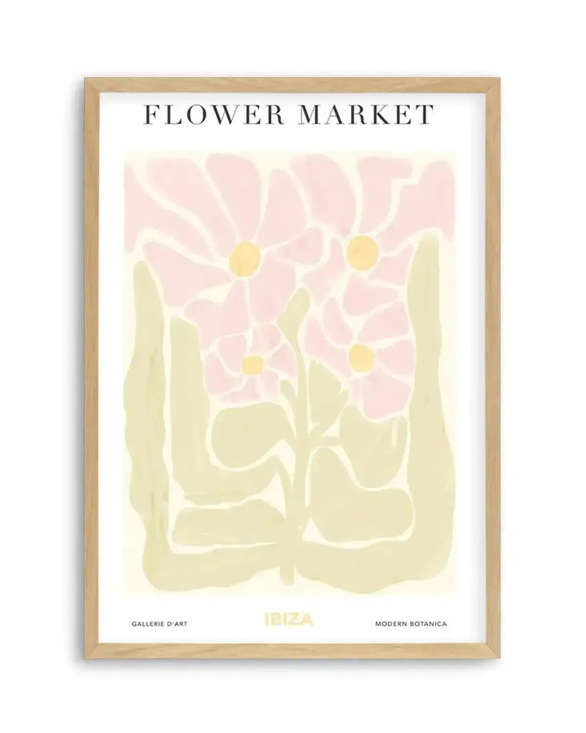 Flower Market Ibiza Art Print from Olive et Oriel where you can shop wallpaper and artworks online